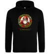 Жіноча толстовка (худі) Santa peace Чорний Жіноча толстовка (худі) Santa peace Чорний фото