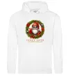 Жіноча толстовка (худі) Santa peace Білий Жіноча толстовка (худі) Santa peace Білий фото
