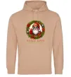 Жіноча толстовка (худі) Santa peace Пісочний Жіноча толстовка (худі) Santa peace Пісочний фото