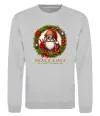 Свитшот Santa peace Серый меланж Свитшот Santa peace Серый меланж фото