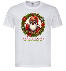Мужская футболка Santa peace