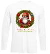 Лонгслив Santa peace Белый Лонгслив Santa peace Белый фото