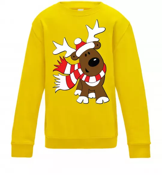 Дитячий світшот STRIPED DEER Сонячно жовтий фото