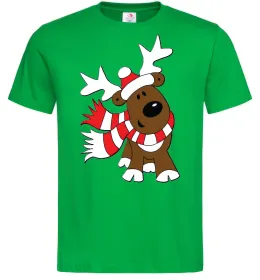 Мужская футболка STRIPED DEER Зеленый фото