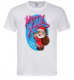 Чоловіча футболка HAPPY NEW YEAR GRAFFITI Білий фото