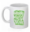 Чашка керамическая HAPPY NEW YEAR GRAFFITI Белый фото