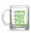 Чашка скляна HAPPY NEW YEAR GRAFFITI Прозорий фото