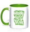 Чашка с цветной ручкой HAPPY NEW YEAR GRAFFITI Зеленый фото