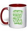 Чашка с цветной ручкой HAPPY NEW YEAR GRAFFITI Красный фото