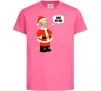Детская футболка SIMPSON SANTA Ярко-розовый фото