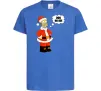 Детская футболка SIMPSON SANTA Ярко-синий фото