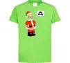 Детская футболка SIMPSON SANTA Лаймовый фото