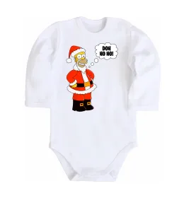 Детский боди SIMPSON SANTA Белый фото