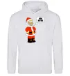 Чоловіча толстовка (худі) SIMPSON SANTA Сірий меланж фото
