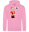 Жіноча толстовка (худі) SIMPSON SANTA Рожевий фото