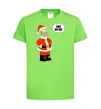 Дитяча футболка SIMPSON SANTA Лаймовий фото