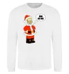 Свитшот SIMPSON SANTA Белый фото