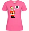 Жіноча футболка SIMPSON SANTA Яскраво-рожевий фото