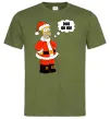 Чоловіча футболка SIMPSON SANTA Оливковий Чоловіча футболка SIMPSON SANTA Оливковий фото