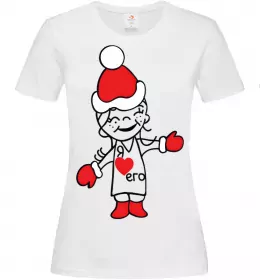 Жіноча футболка Я люблю його... Білий фото