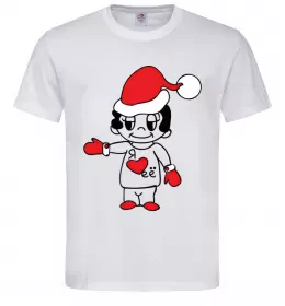 Чоловіча футболка Я люблю її... Білий фото