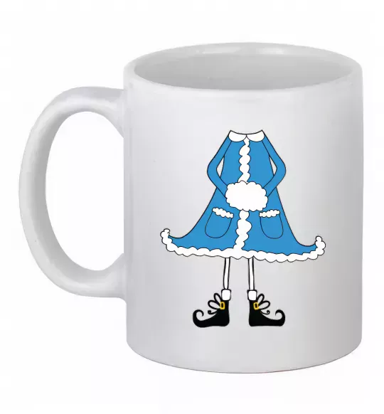 Чашка керамическая Snow Maiden Белый фото