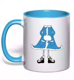 Чашка с цветной ручкой