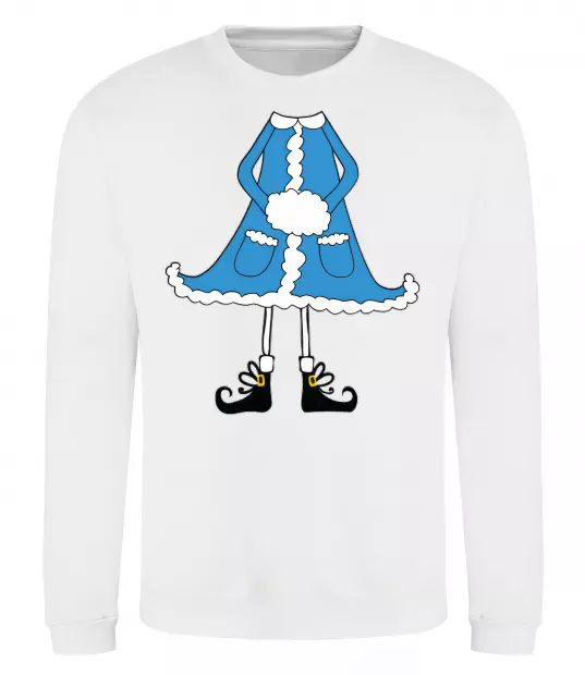 Свитшот Snow Maiden Белый фото