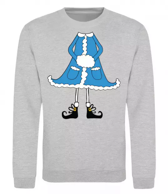 Свитшот Snow Maiden Серый меланж фото