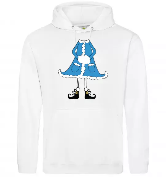 Жіноча толстовка (худі) Snow Maiden Білий фото