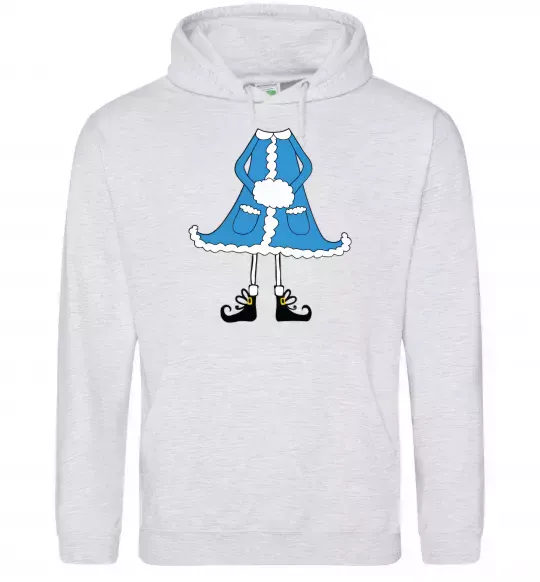 Жіноча толстовка (худі) Snow Maiden Сірий меланж фото