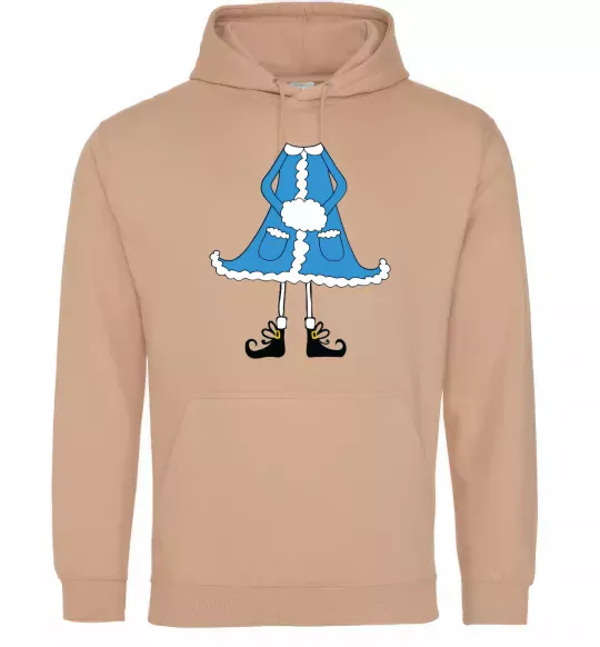 Жіноча толстовка (худі) Snow Maiden Пісочний фото