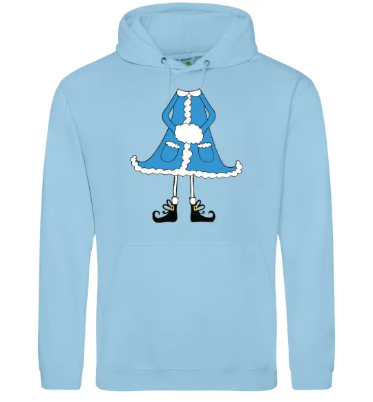 Женская толстовка (худи) Snow Maiden Голубой фото