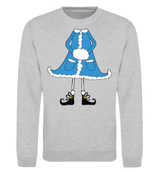 Світшот Snow Maiden Сірий меланж фото