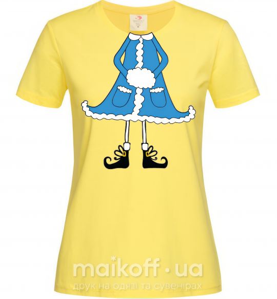 Женская футболка Snow Maiden Лимонный фото