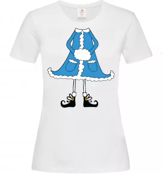 Женская футболка Snow Maiden Белый фото