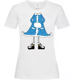 Женская футболка Snow Maiden Белый фото