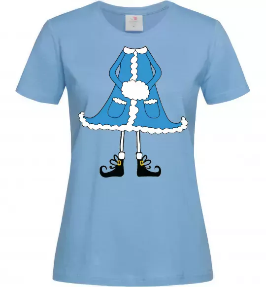 Женская футболка Snow Maiden Голубой фото