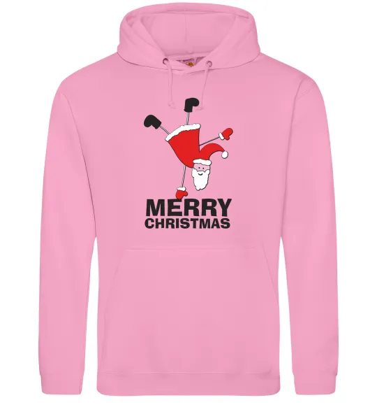 Жіноча толстовка (худі) FUN SANTA Рожевий фото