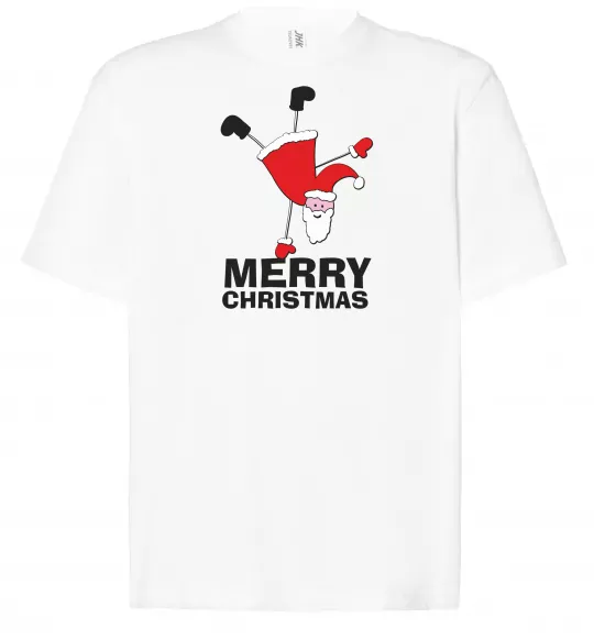 Футболка Оверсайз FUN SANTA Белый фото