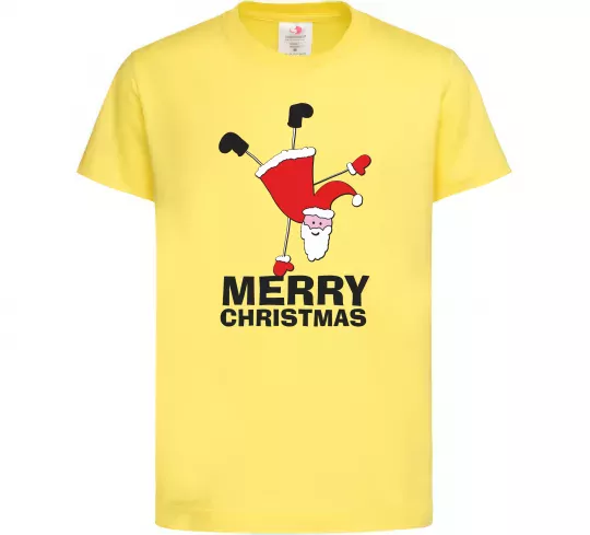 Детская футболка FUN SANTA Лимонный фото