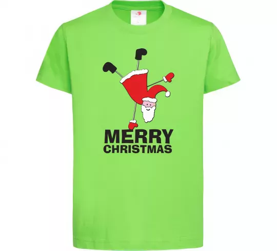 Детская футболка FUN SANTA Лаймовый фото