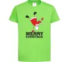 Детская футболка FUN SANTA Лаймовый фото