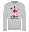 Свитшот FUN SANTA Серый меланж фото
