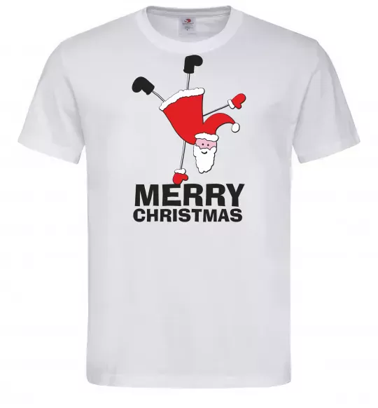 Мужская футболка FUN SANTA Белый фото