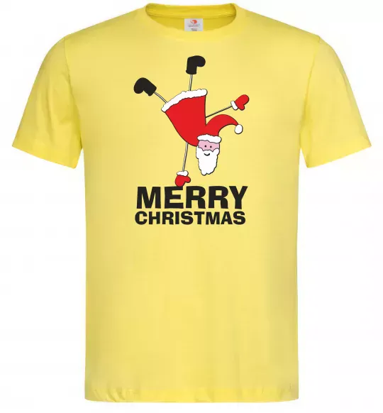 Мужская футболка FUN SANTA Лимонный фото
