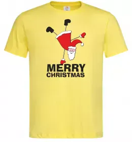 Мужская футболка FUN SANTA Лимонный фото