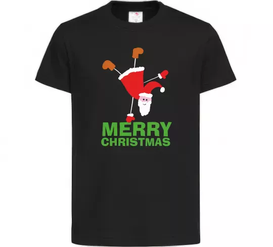 Детская футболка FUN SANTA Черный фото