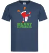 Мужская футболка FUN SANTA Темно-синий Мужская футболка FUN SANTA Темно-синий фото