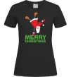 Жіноча футболка FUN SANTA Чорний Жіноча футболка FUN SANTA Чорний фото